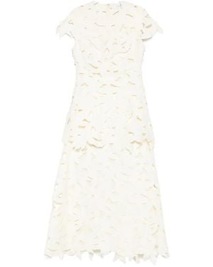 Jonathan Simkhai Laser-Cut Midi Dress - White