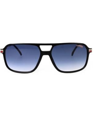 Carrera Sonnenbrille Mit Eckigem Gestell - Blau