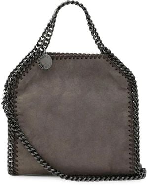 Stella McCartney Falabella Suede Tote Bag - Grey