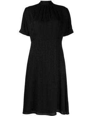 Givenchy 4G Jacquard-Midikleid - Schwarz