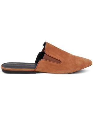 Jenni Kayne Suede Mules - Brown