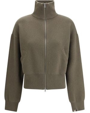 Extreme Cashmere Nº 385 Xtra Fab Zip-Up Cardigan - Green
