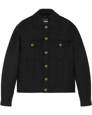 Versace Medusa-Button Jacket - Black