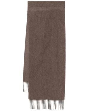 N.Peal Cashmere Woven Scarf - Brown