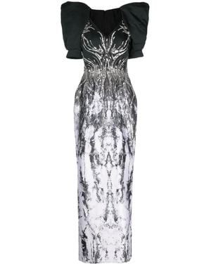 Saiid Kobeisy Sequin-Embellished Gown - Black