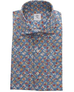 Sonrisa Overhemd Met Bloemenprint - Blauw