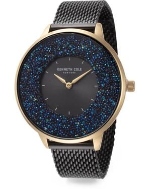 Kenneth Cole Orologio Con Cristalli 33Mm - Blu