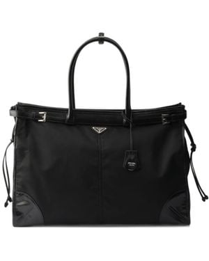 Prada Bonnie Tote Bag Aus Re-Nylon - Schwarz