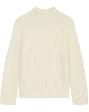 Marc O' Polo Jersey con cuello alto - Blanco