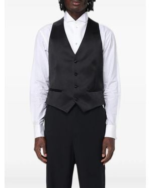 Emporio Armani Button-Down Waistcoat - Blue