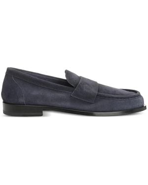 Corvari Suede Loafers - Blue