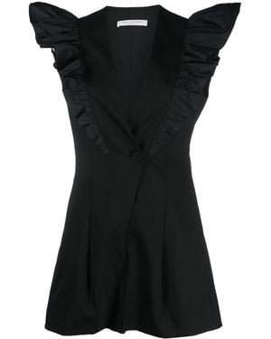 Philosophy Di Lorenzo Serafini Ruffle Sleeves Romper - Black