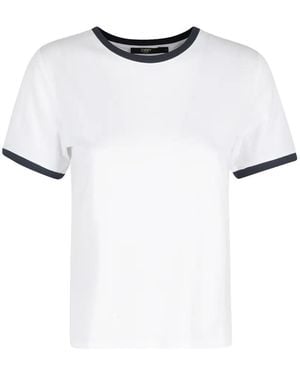 Seventy Ringer-Detail T-Shirt - White