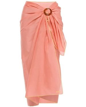 Eres Cabine Ring-Detail Sarong - Pink