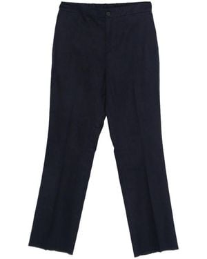 Hevò Elasticated-Waist Pants - Blue