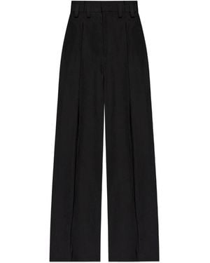Jil Sander Pleat Front Pants - Black