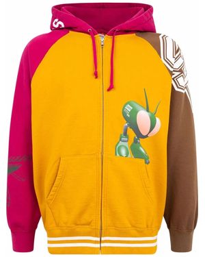 Supreme X Junya Watanabe "Comme Des Garçons" Zip-Up Hoodie - Yellow
