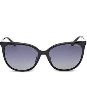 Guess Cat-Eye-Frame Polarized Sunglasses - Blue
