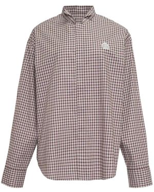 BONBOM Chemise À Logo Brodé - Violet