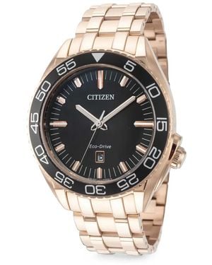 Citizen Carson Eco-Drive 42Mm Watch - Black