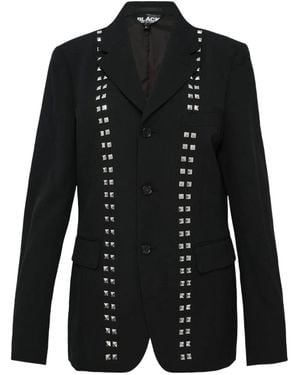 COMME DES GARÇON BLACK Blazer Met Studs - Zwart