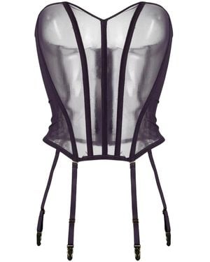 Maison Close Corsetto L'Amoureuse Porte-Jarretelles - Nero