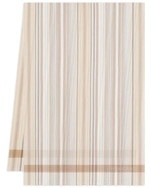 Ferragamo Gestreifter Schal - Natur