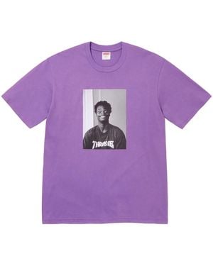 Supreme X Thrasher Harold T-Shirt - Purple