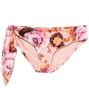 Chloé Slip Bikini A Fiori - Rosa
