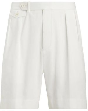 Ralph Lauren Pleated Tailored Shorts - White