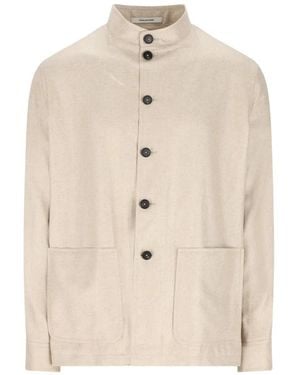 Tagliatore Buttoned Jacket - White
