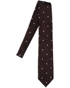 Tom Ford Polka-dot silk tie - Negro