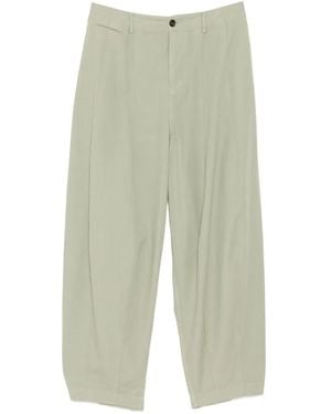 CROQUIS Pantalon Large À Taille Élastique Arrière - Vert