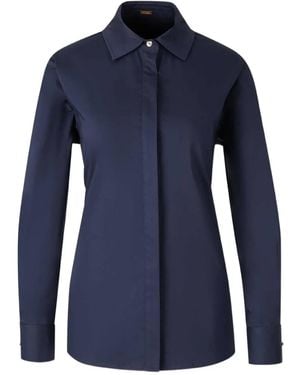 Cult Gaia Button-Fastening Open-Back Blouse - Blue