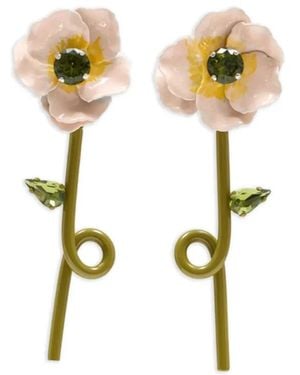 Simone Rocha Aros Blooming Poppy - Metálico