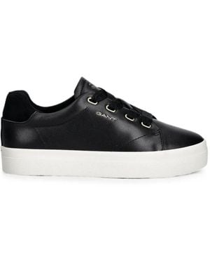 GANT Avona Lace-Up Sneakers - Black