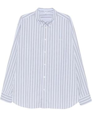 Loewe Striped Long-Sleeve Shirt - White