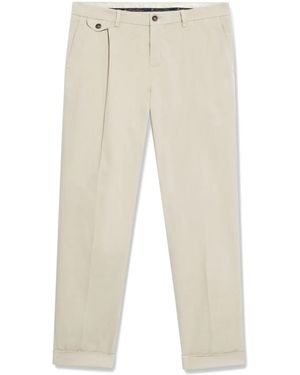 Brooks Brothers Chino Con Pieghe - Neutro