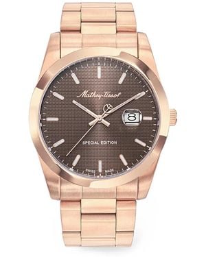 Mathey-Tissot Classic 40Mm Watch - Brown