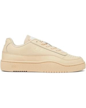 DIESEL Leather Trainers - Natural