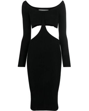 Philosophy Di Lorenzo Serafini Cut-Out Detail Knit Dress - Black