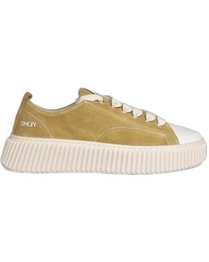 Rhun 2020 Treble Suede Platform Sneakers - Metallic