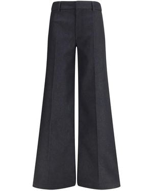 DARKPARK Poppy Belt-Loops Trousers - Blue