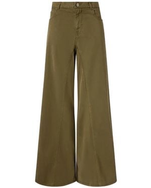 Pinko Vaqueros Anchos Winona - Verde