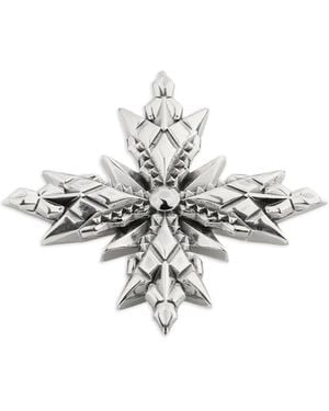 Emanuele Bicocchi Stella Ventis Star-Motif Brooch - Black