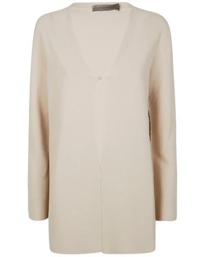 D.exterior Oversized-Cardigan Mit V-Ausschnitt - Weiß