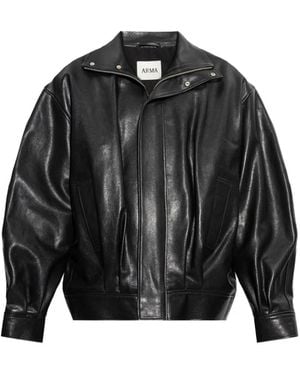 Arma Paulo Leather Jacket - Black