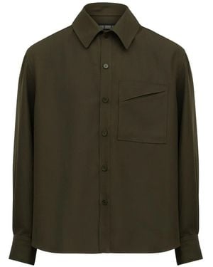 Louis-Gabriel Nouchi Signature Pocket Shirt - Green