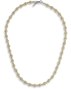 Desmo Crystal Halskette Mit Perlen - Mettallic