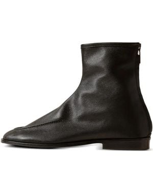 Hereu Juliol Central-Seam Calfskin Boots - Black